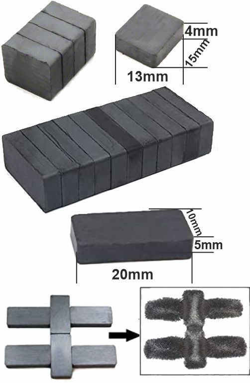 Imanes Ferrita Cuadrado